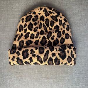 Cheetah beanie